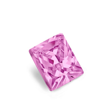 Princess Cut Pink CZ Loose Gemstones